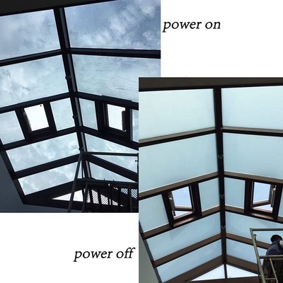Mingtu PDLC Film Smart Film de vidrio intercambiable película adhesiva para puertas de ventanas energía