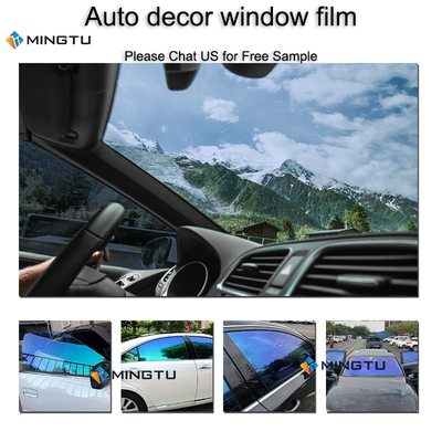 Mingtu NX50 VLT50% Negro Ultra Claros Control Solar Nano Cerámica Automóvil Calor UV Bloqueo de la ventana Tinta profesional película adhesiva