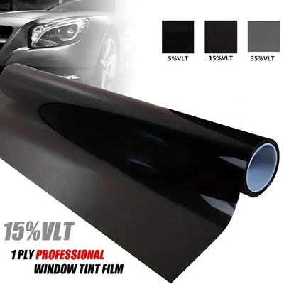 99%Tinta IR para ventanas Película PET de 152cmx300cm VLT15% Posición a prueba de UV Ventana para vidrio de la casa