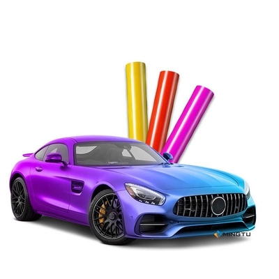 Mingtu Bubble Free Cast Vinyl Car Wrap Color Film Dry Stick 3 años de garantía