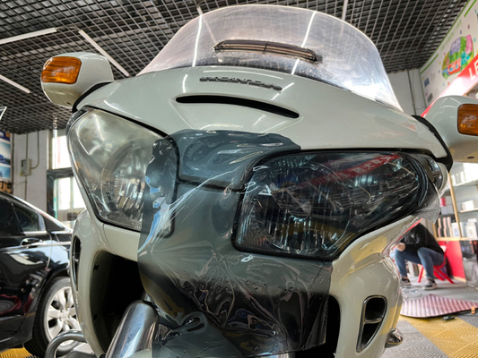 3 años Caja blanca TPU faros de automóviles PPF película con gris TPU película adhesiva de fusión en caliente