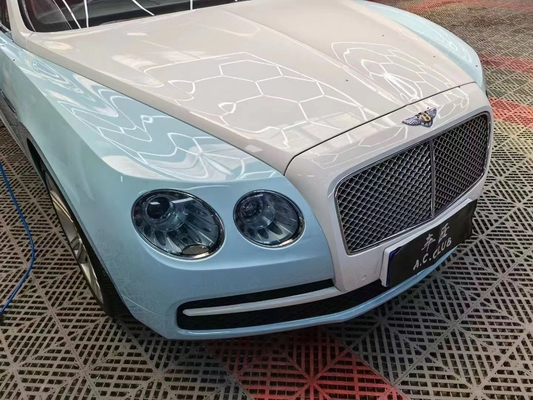 3 años Caja blanca TPU faros de automóviles PPF película con gris TPU película adhesiva de fusión en caliente