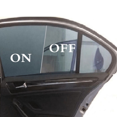 Película inteligente PDLC autoadhesiva eléctrica conmutable para ventanas de automóviles opaca y moderna