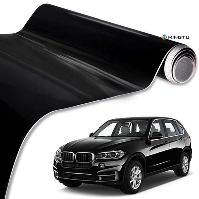 Película de envoltura para automóviles de vinilo Mingtu Black Knight PVC 1.52m*18m Negro PPF PET