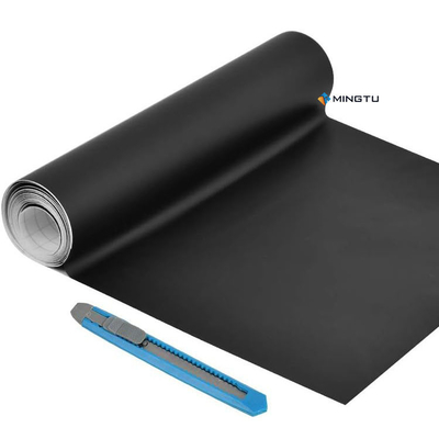 Envase de vinilo negro mate Mingtu para autocuración automotriz y burbuja de liberación de aire incluida