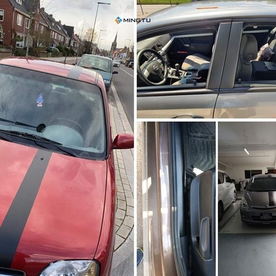 Posición del cuerpo Mingtu autoadhesivo liberación de aire libre de burbujas extensible pegatina de automóvil impermeable pegatina de vehículo envoltura pegatina de vinilo con raspadores 3