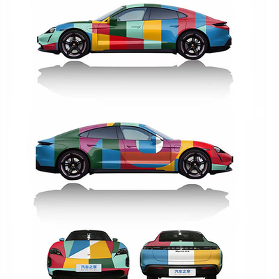 Tpu Film Graphic Wrap para servicio de recogida y entrega de ropa