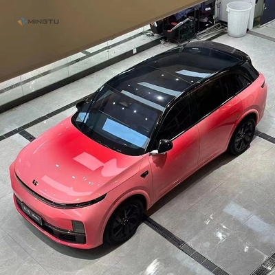 Película de envoltura para automóviles de doble fundición negra gris mate y vinilo para la posición del cuerpo del automóvil