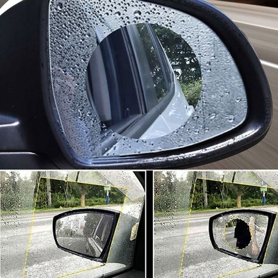 Pegatinas para el parabrisas para protección a prueba de lluvia Mingtu película de espejo retrovisor anti niebla de automóvil