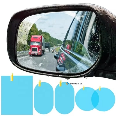 Pegatinas para el parabrisas para protección a prueba de lluvia Mingtu película de espejo retrovisor anti niebla de automóvil