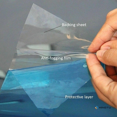 Pegatinas para el parabrisas para protección a prueba de lluvia Mingtu película de espejo retrovisor anti niebla de automóvil