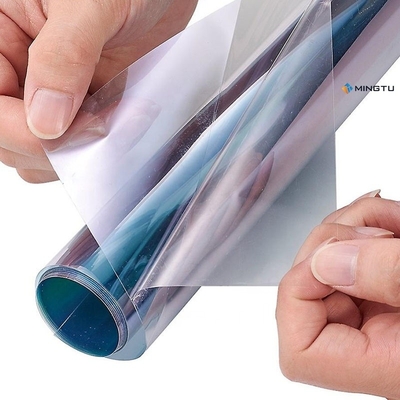 Película de camaleón azul a rojo cambio de color de ventana de automóvil Tinta Vlt70% Estilo de diseño de pegatinas solares PET