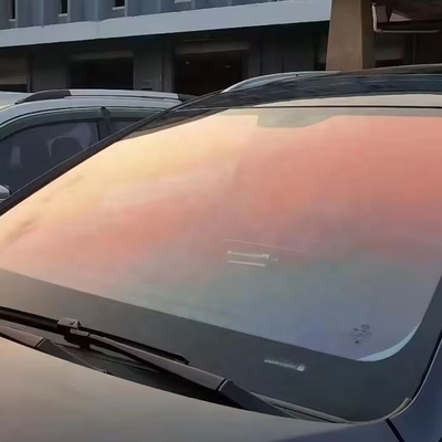 Protección de la privacidad Película para ventanas de automóviles de PET VLT 85% IR 40% Chameleon Película para automóviles