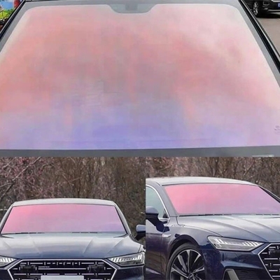 Ventana de coche de color solar de puesta de sol estilo de diseño de lujo / lujo Cameleón película de tinte 85% VLT