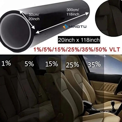 Mejore su experiencia de conducción con Mingtu Anti Yellow Car Solar Film y VLT5% Tint
