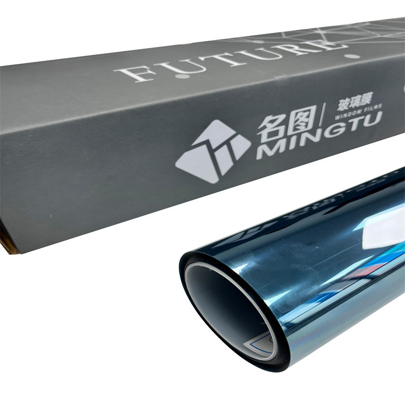 MINGTU UVTIN60 Película de tintado solar UV400 para ventanas con estilo de diseño de un solo color