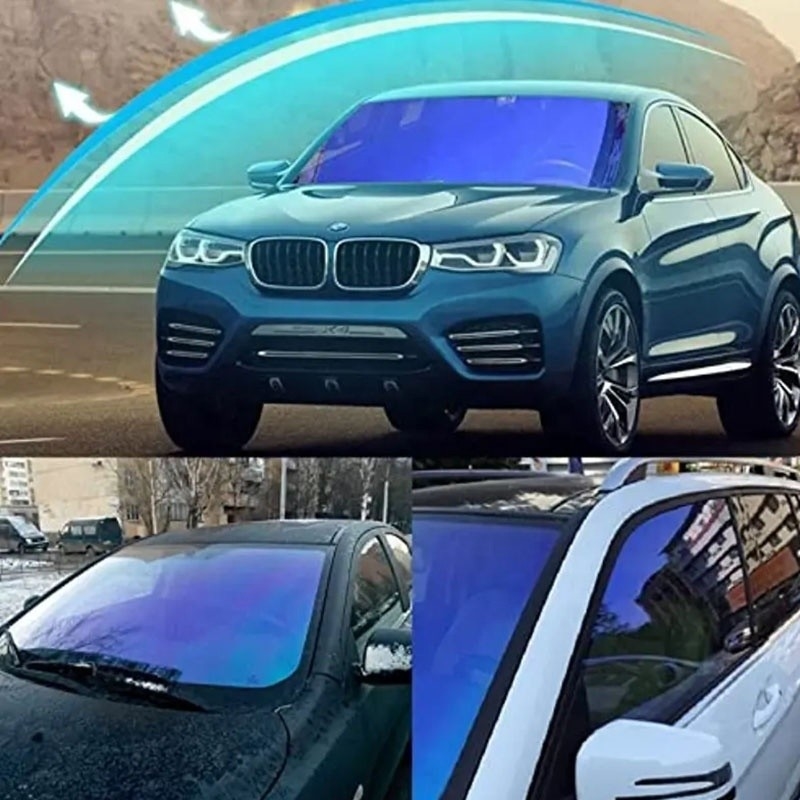 Proteja su coche con Mingtu 85% VLT adhesivo de vidrio película de sombra solar y protección UV